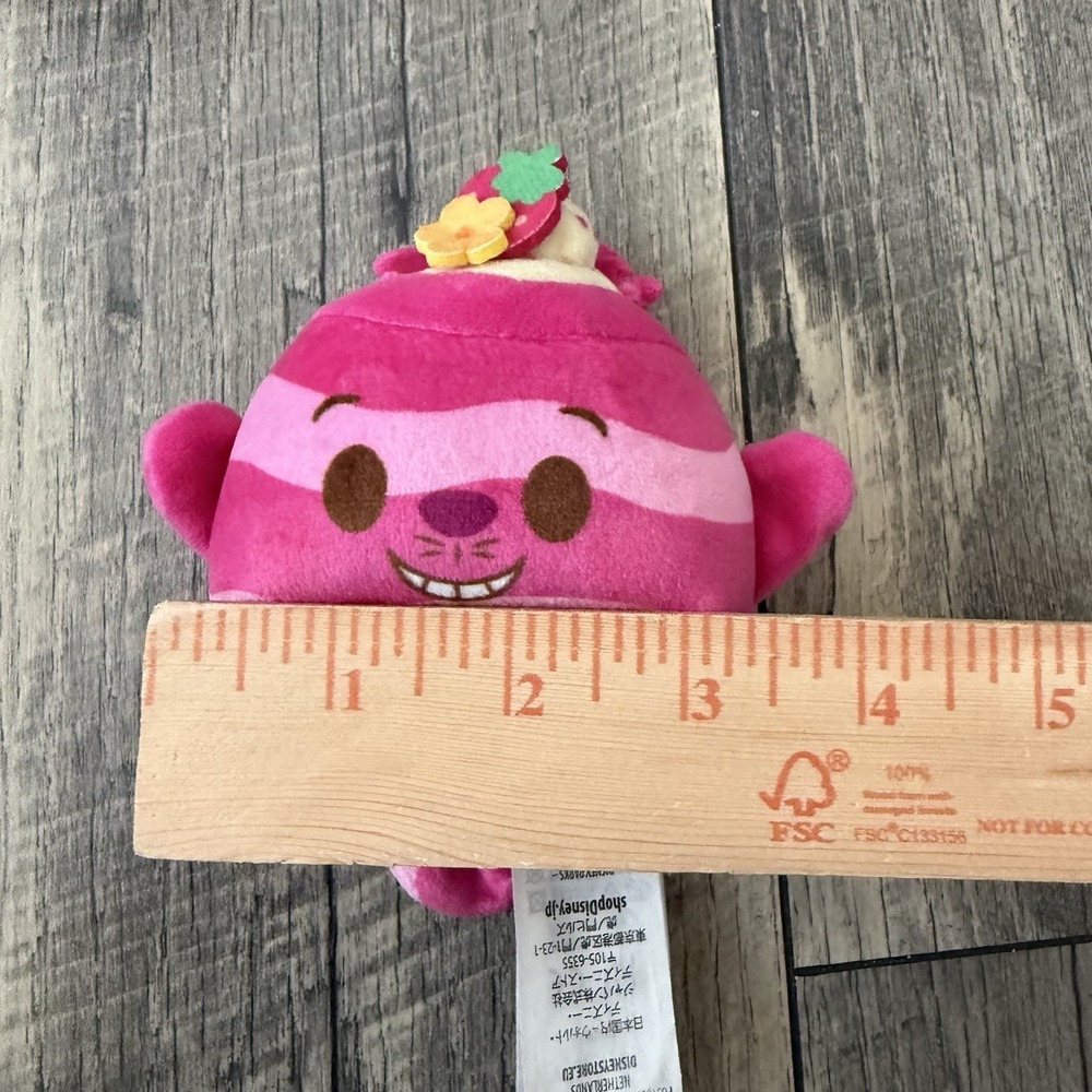 Disney Munchlings Target Gourmet Goods Pink Cheshire‎ Cat Fruit Parfait Plush 4" - Picture 3 of 12